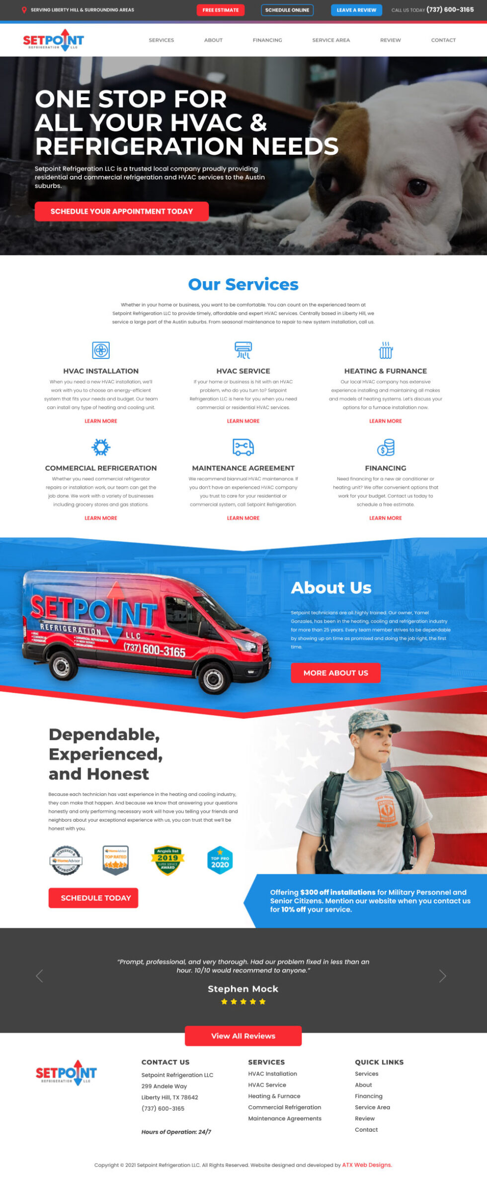 SetPoint Refrigeration ATX  Designs