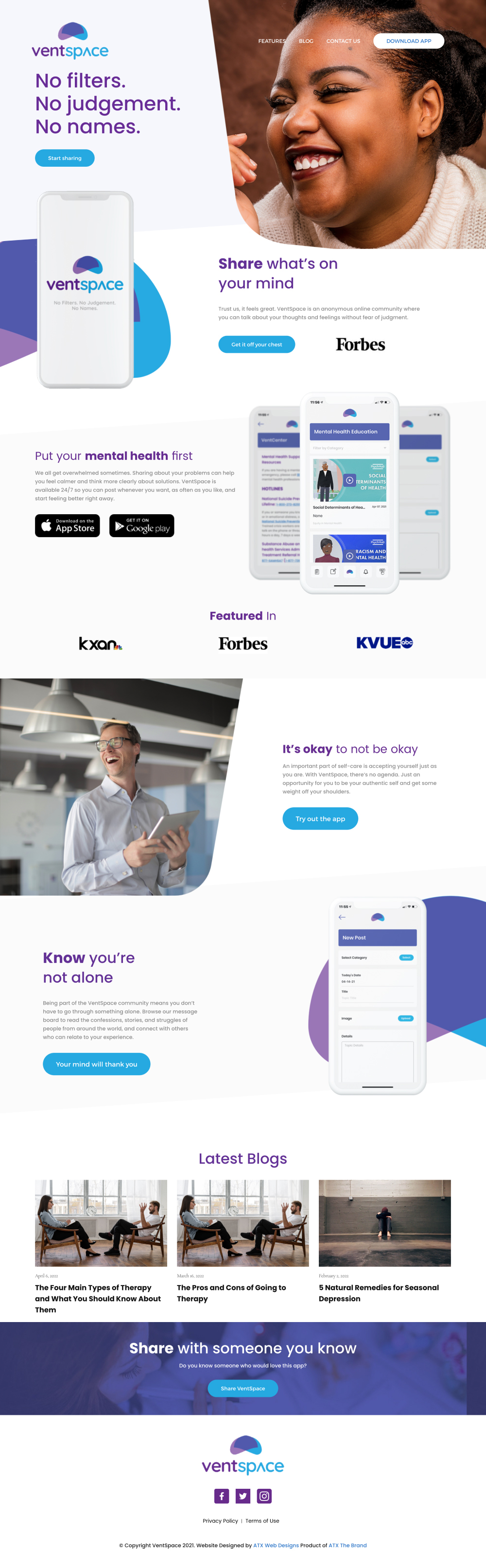 VentSpace-website website development austin texas