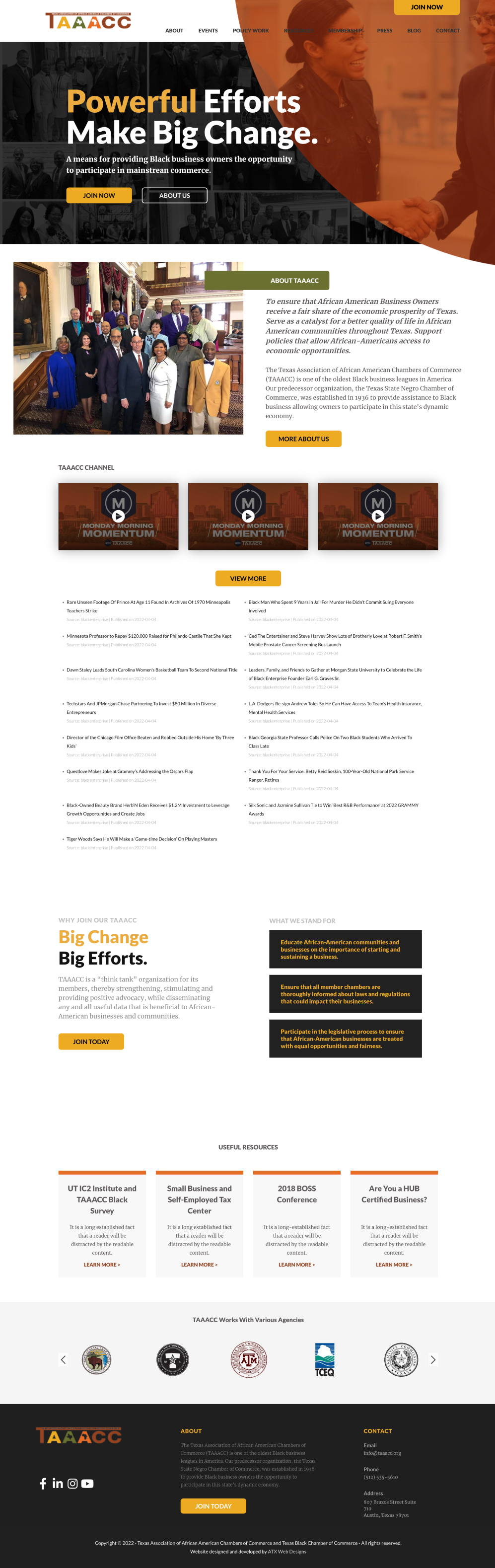 taaacc-mokup website development austin texas